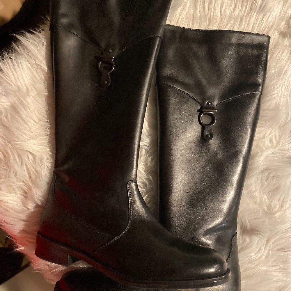 Italian Shoemaker Gilda Women's Tall Black Boots